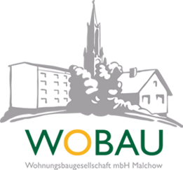 Logo der WOBAU Malchow - Link zur Startseite